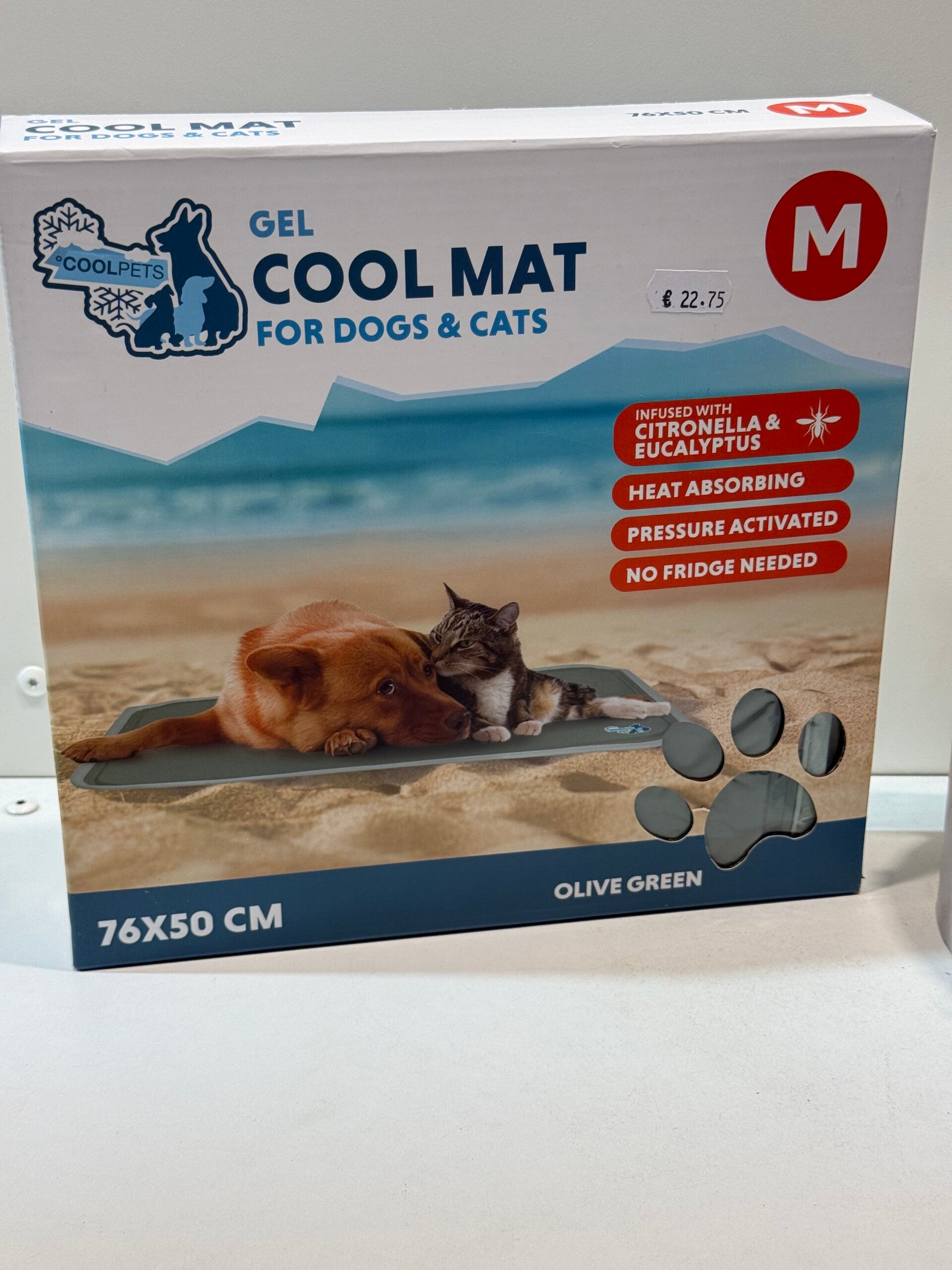 Coolpets - Cool Mat - M (76x50cm) - Olijf Groen