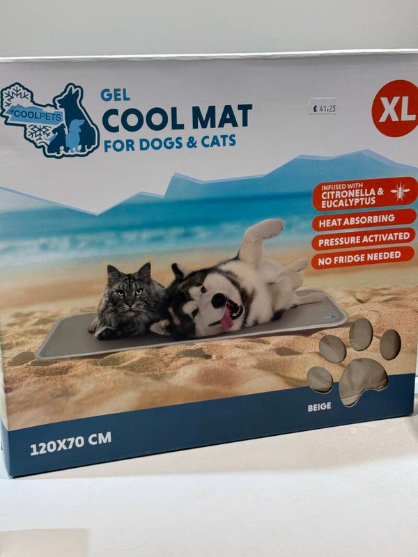Coolpets - Cool Mat - XL (120x70cm) - Beige