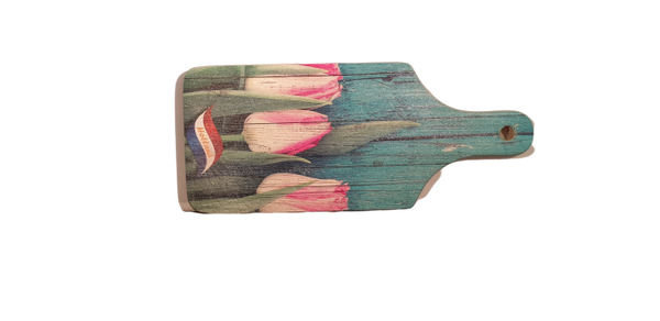KPL024 | Kaasplankje | Tulpen Groen Achtergrond Holland