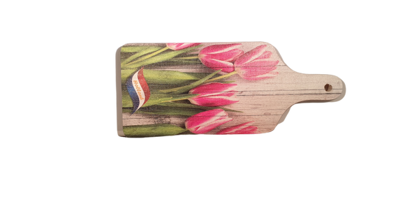 KPL025 | Kaasplankje | Roze Tulpen Holland