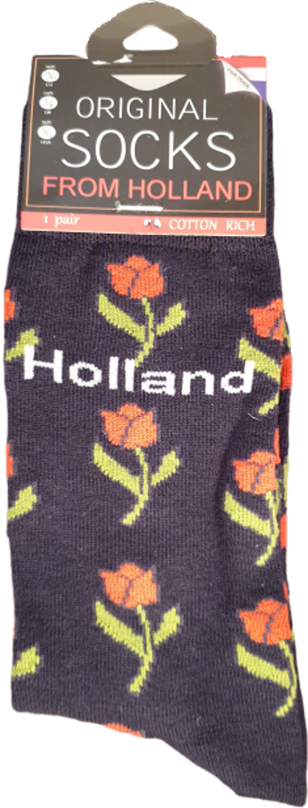 51 | Sokken | Tulpen Zwart