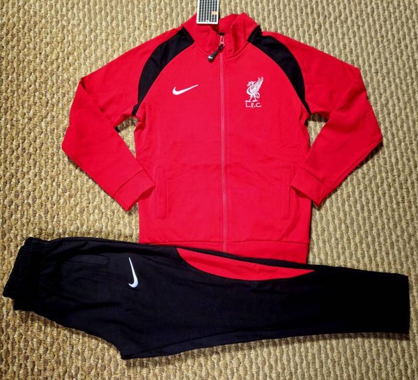 Kids Red Liverpool tracksuits