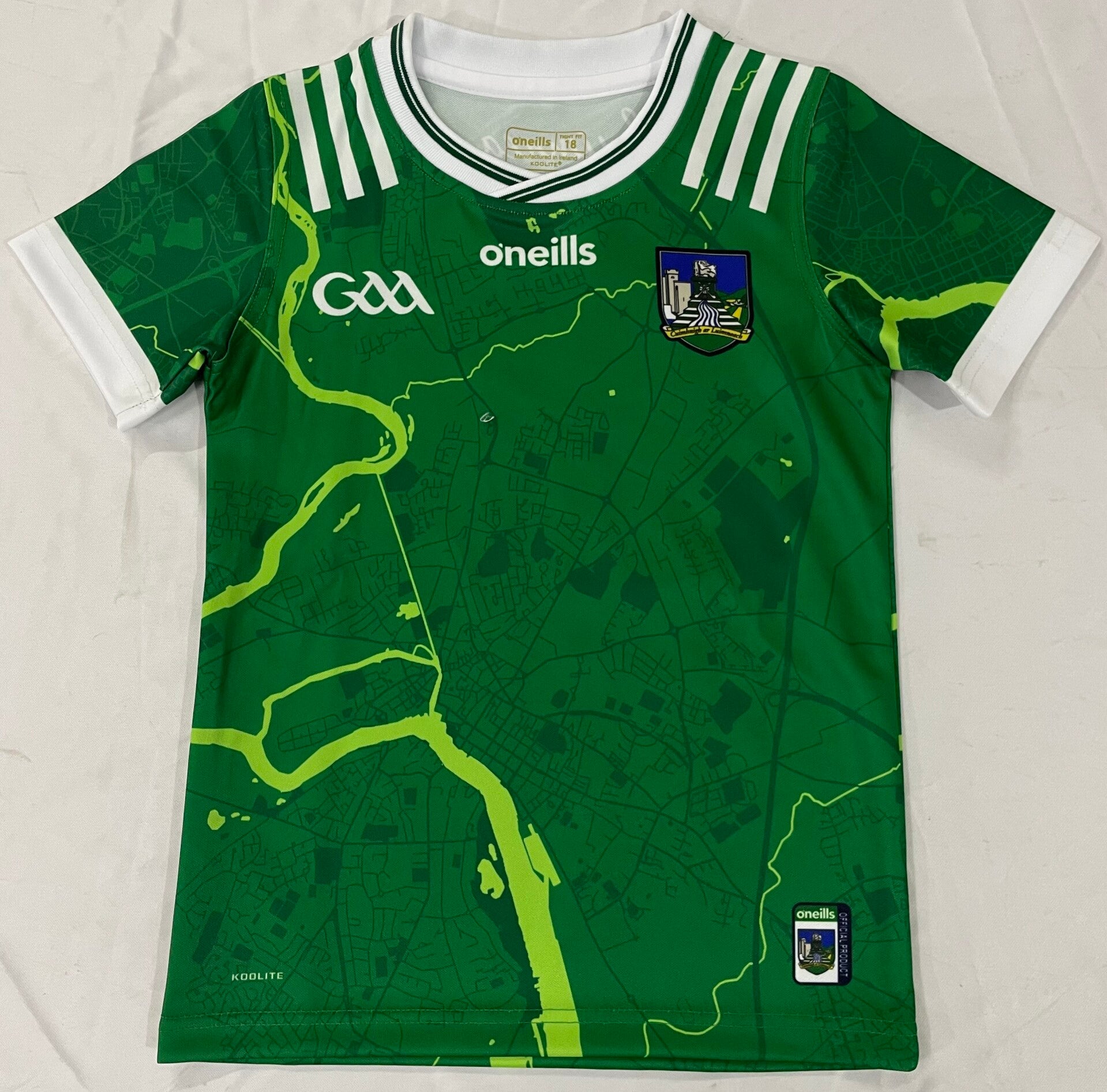 Kids Green Limerick shirts  2025