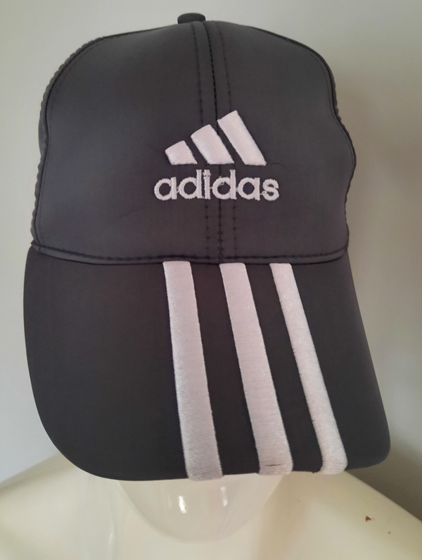 Adults Grey/white Adi Baseball cap