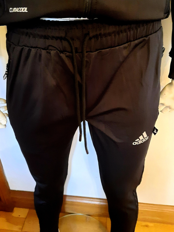 Black Adi Track pants