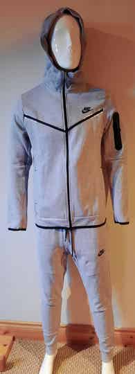 Adult Grey hooded Tracksuits