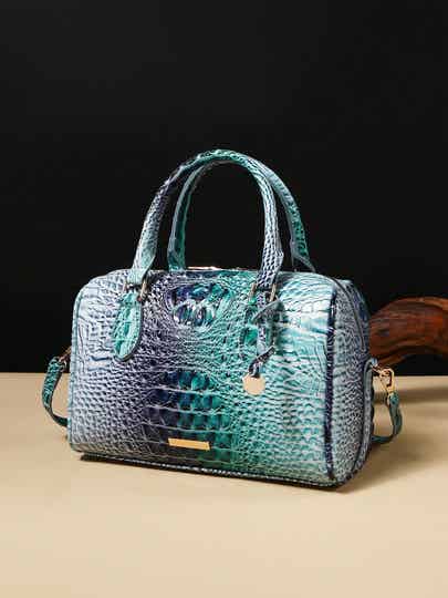 Luxury Crocodile Pattern Handbag