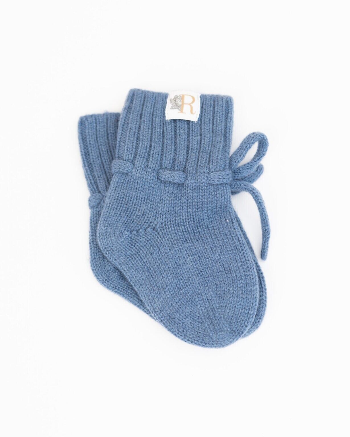 Sloffen merinowol Denim