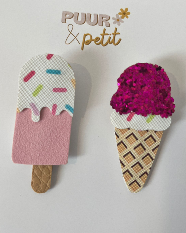 Haarspeldje Icecream