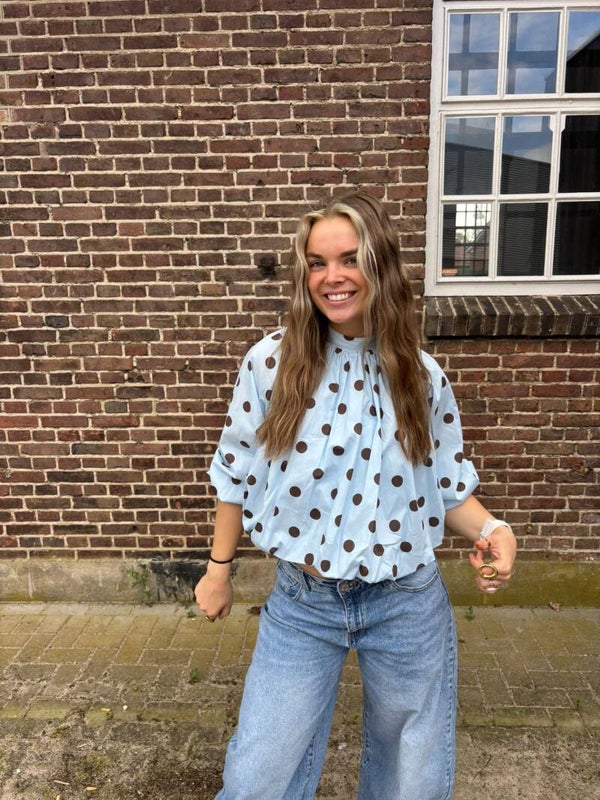 Bella Bow Top blue