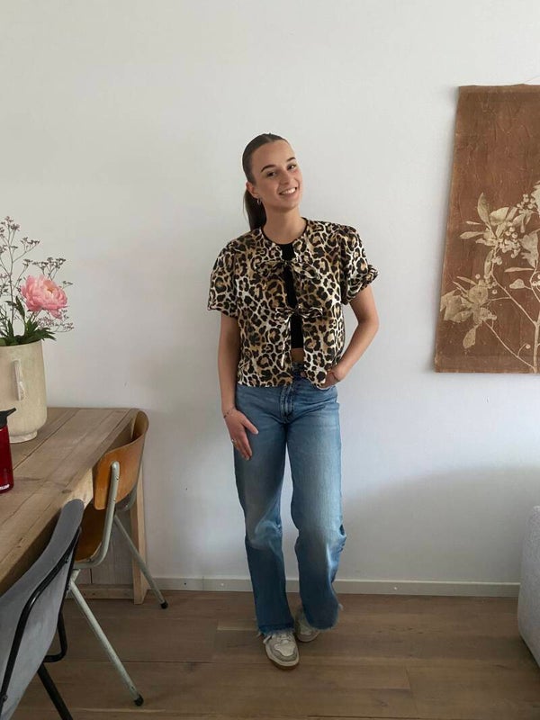 Leopard blouse lana