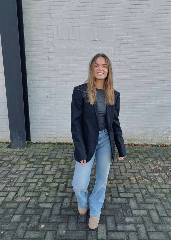 Vintage blazer grey /bleu