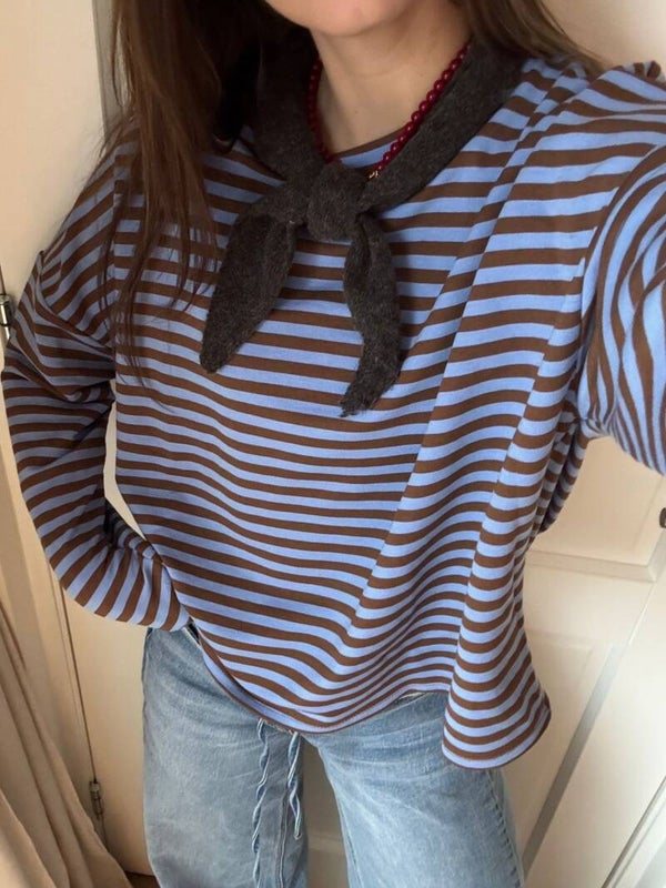 Blue Stripe top
