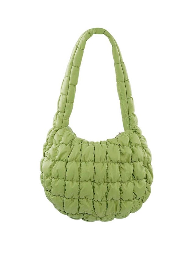 Puffer tas groen