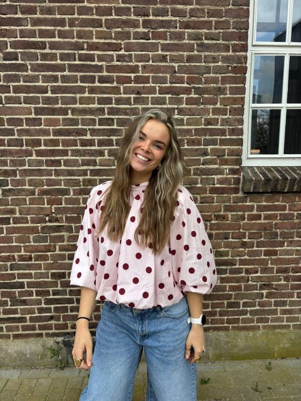 Bella Bow Top roze