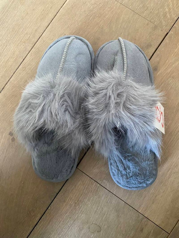 Comfy pantoffels grey