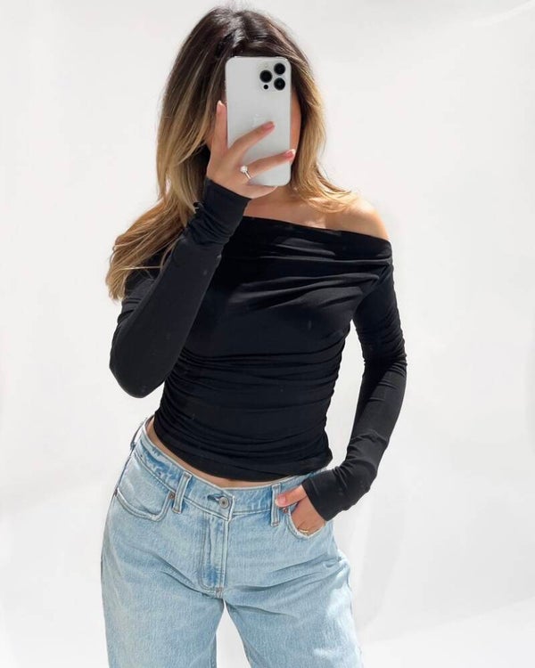 Lani crop top black