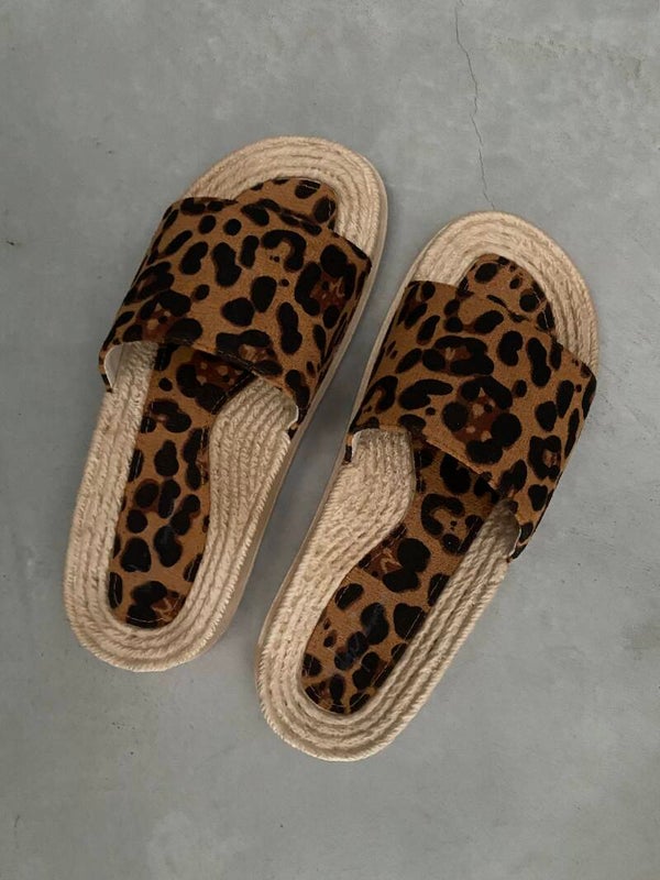 Slippers Leopard
