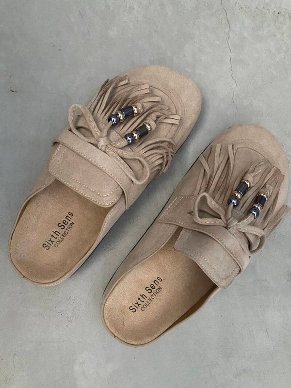 Fringe & Chill beige