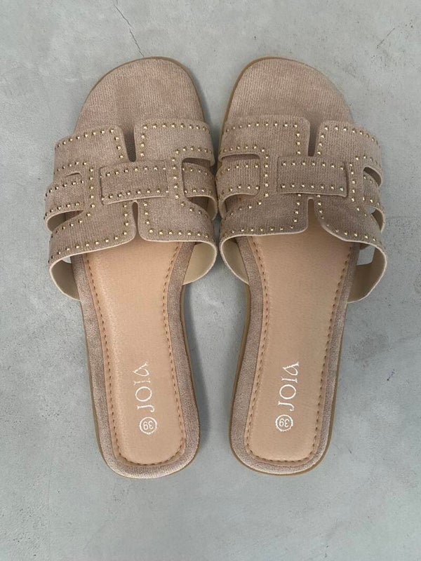 JOIA slippers taupe