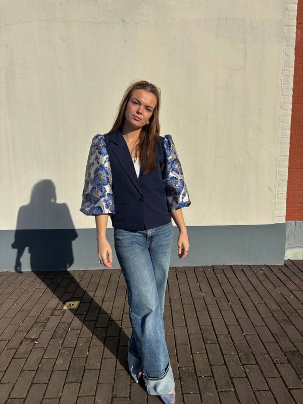 Luna blazer blauw