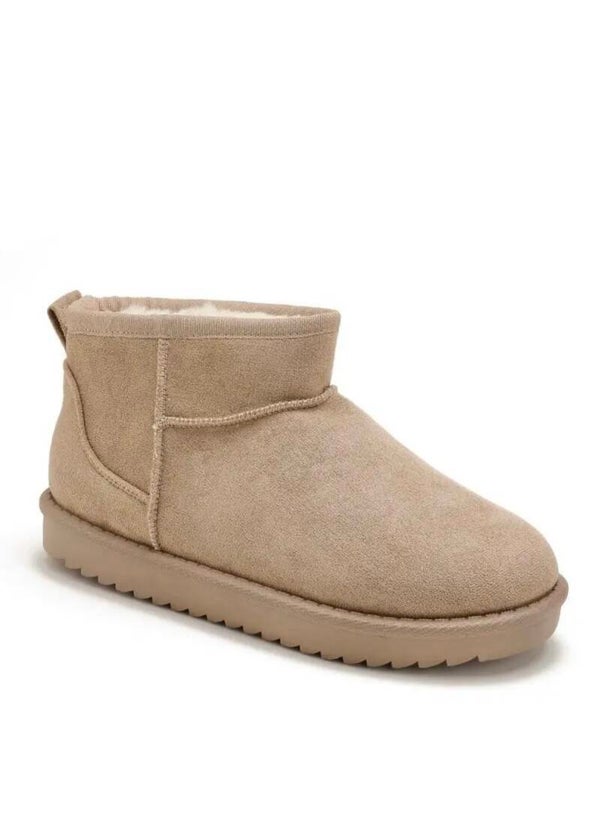 Cozy Boots – Taupe