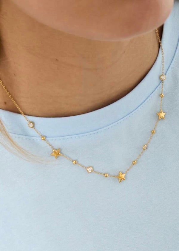 Star Necklace Gold