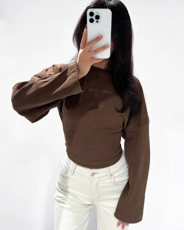 REDEFINED  Top brown