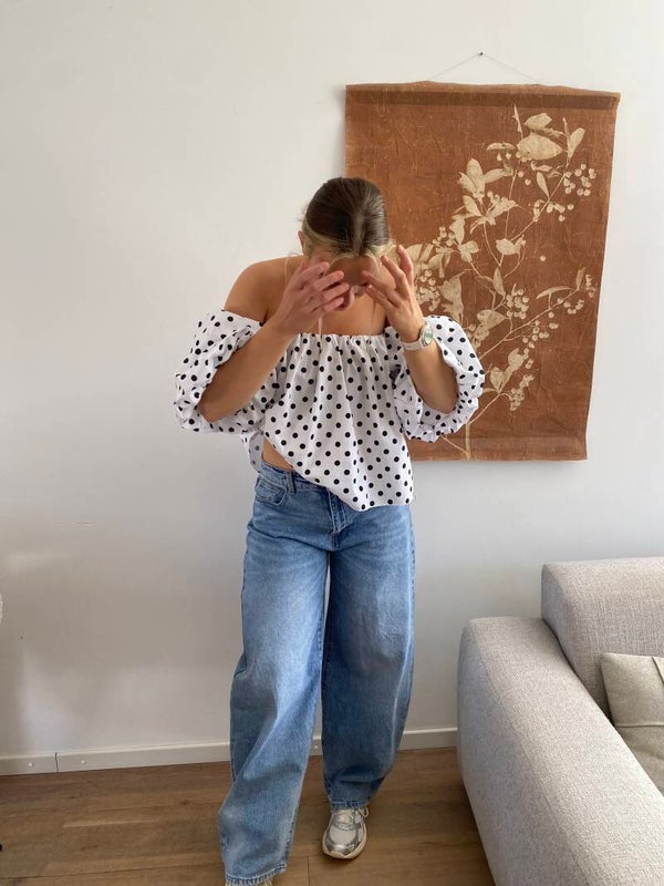 Barrel fit jeans