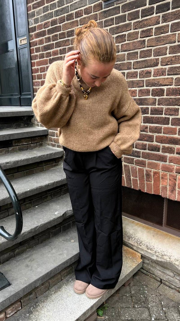 Wide Leg Pants – Tall Fit Black