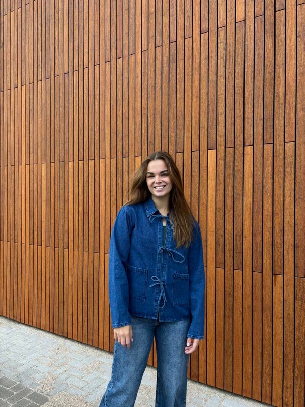 Denim blouse
