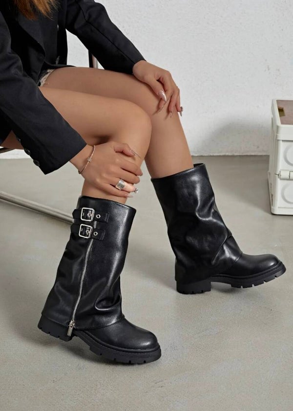 Finding yourself laarzen black