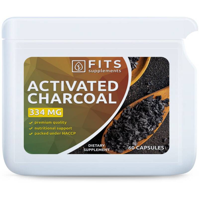 Geactiveerde kokoskool 334 mg 60 capsules