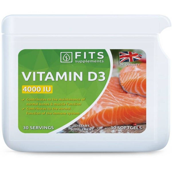 Vitamine D3 4000IU 30 softgels