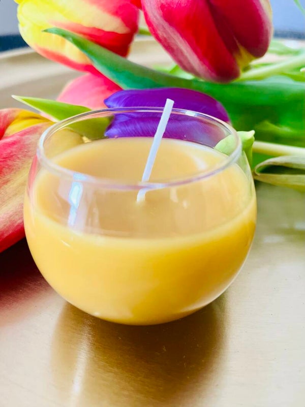 100 % Bienenwachskerze handgegossen