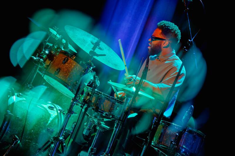 Jazzdrummer of the Year 2026 Jonathan Barber is playing in Lantaren Venser Rotterdam as part of the Lakecia Benjamin Quartet