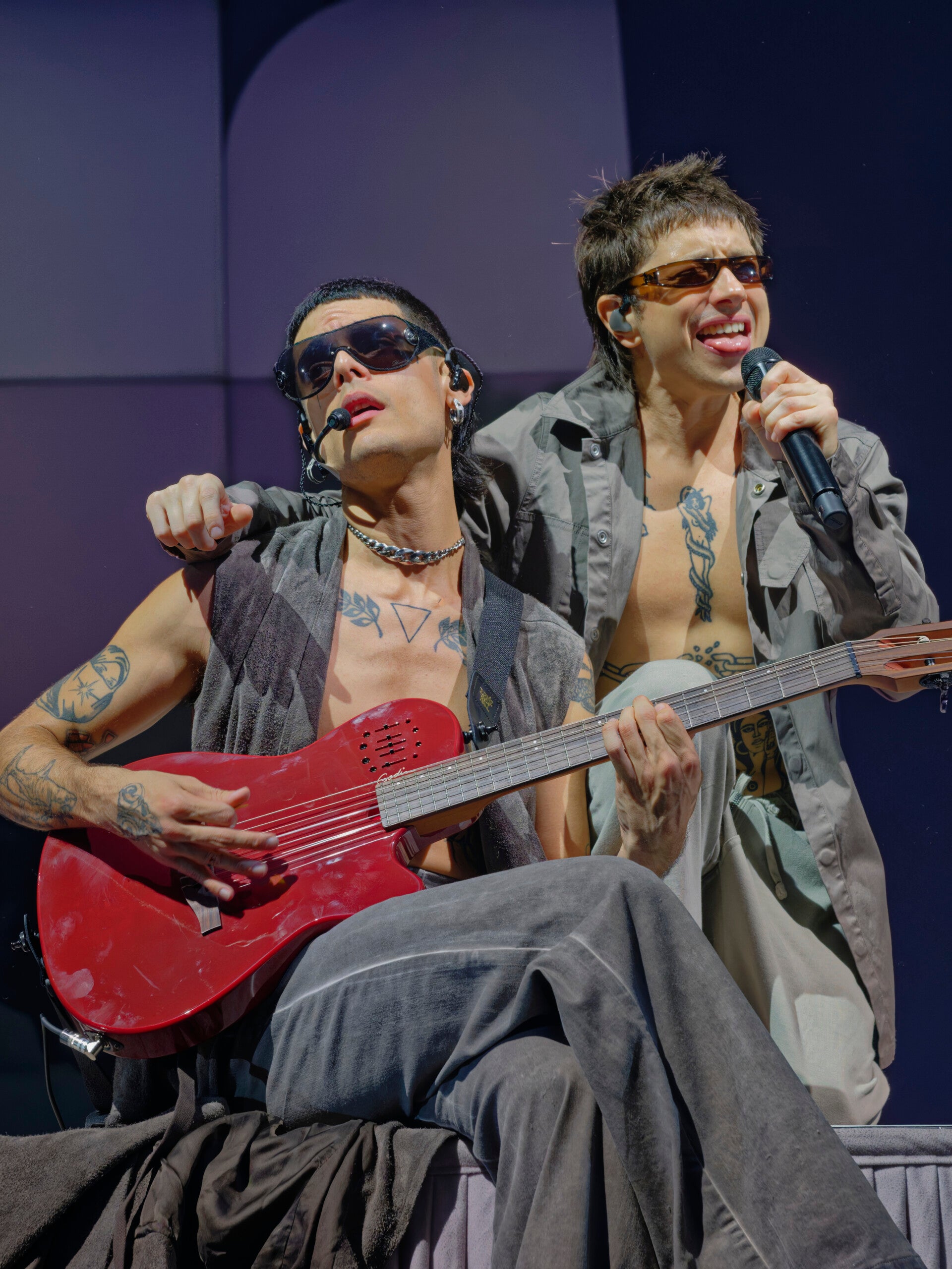 Argentinian duo Ca7riel & Paco Amoroso live in AFAS Live Amsterdam during the Free Spirits Tour 2026