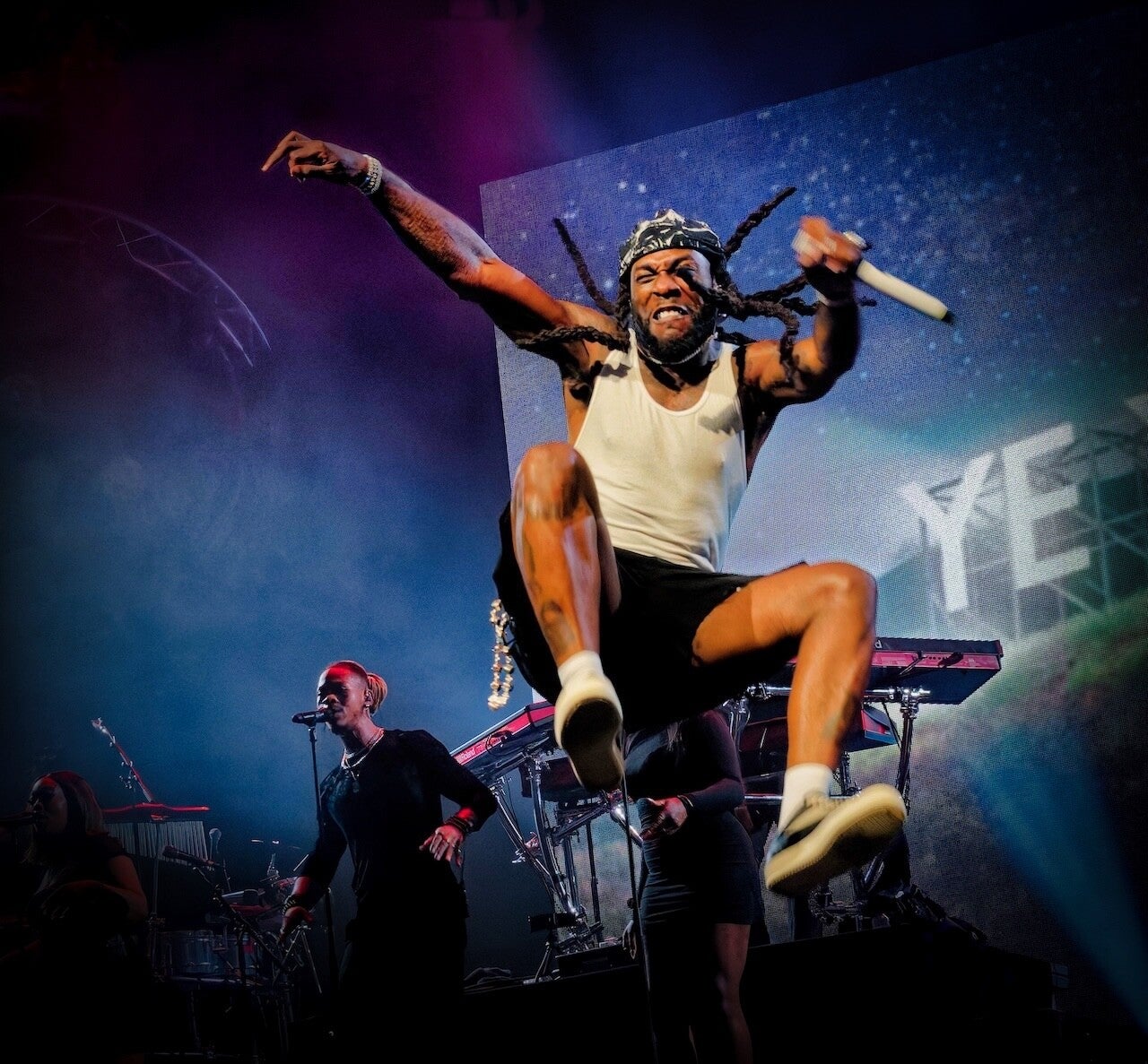 Burna Boy asked his fans to take off their shirts and wave them in the air during his live perfromance at the North Sea Jazz festival 2026