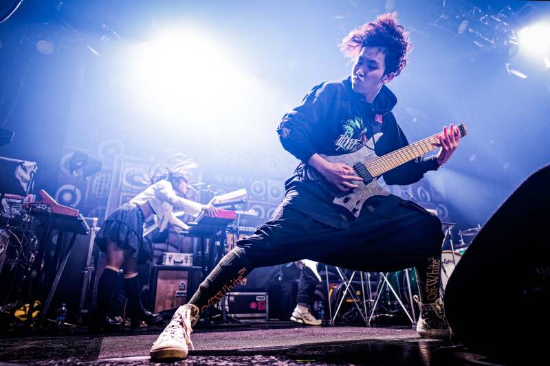 Defying Decay performing live in Amsterdam