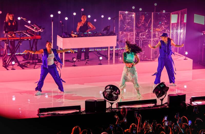 Kehlani live on the Blue Water Tour in 013 Tilburg, the Netherlands