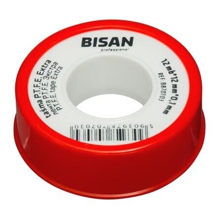 TAŚMA P.T.F.E EXTRA WODA 0,10MM/12MM/12MB CZERWONA