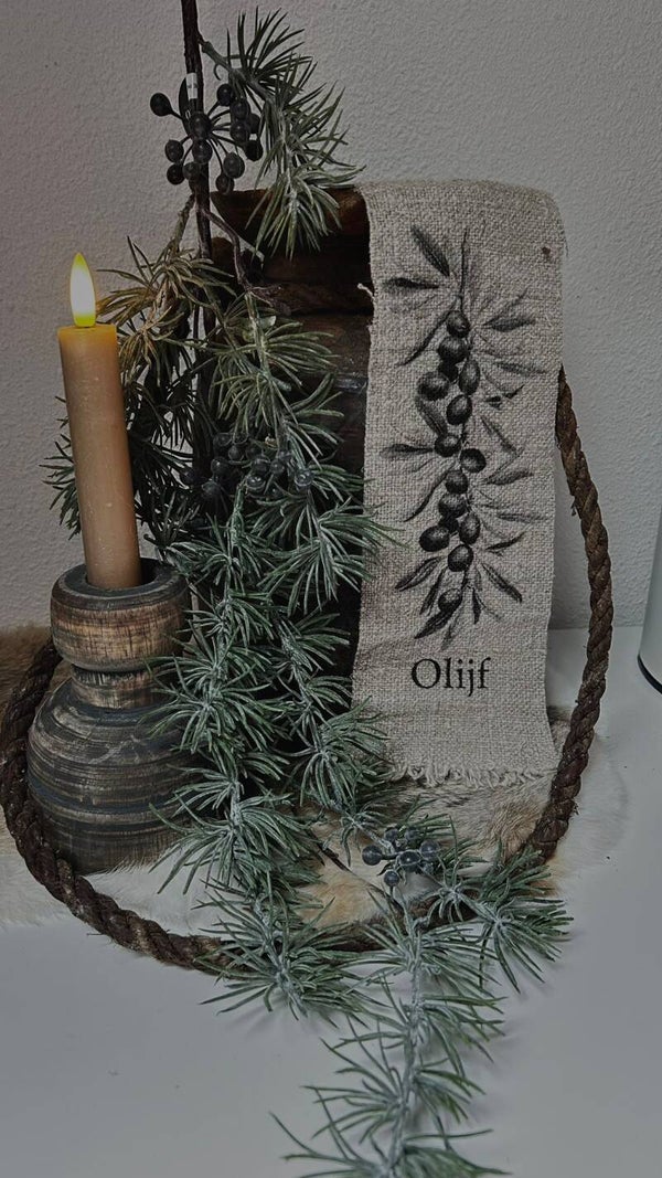 Houten kaarsenhouder (klein)