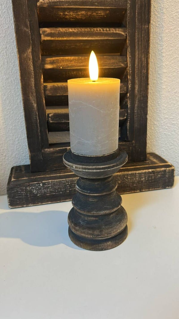 Countryfield led candles (grijs)