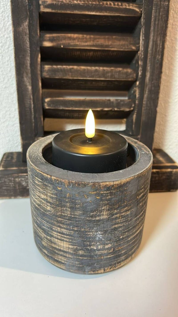 Countryfield led candles (zwart)