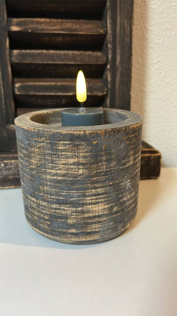 Countryfield led candles (grijs)