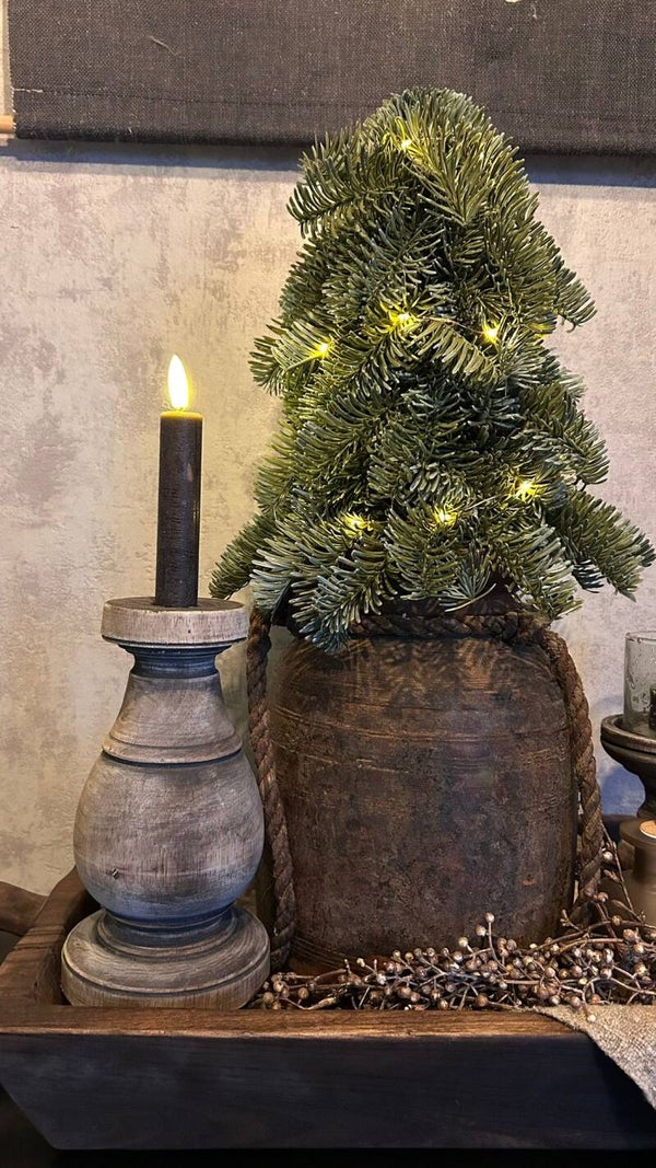 Houten Kaarsenhouder (middel)