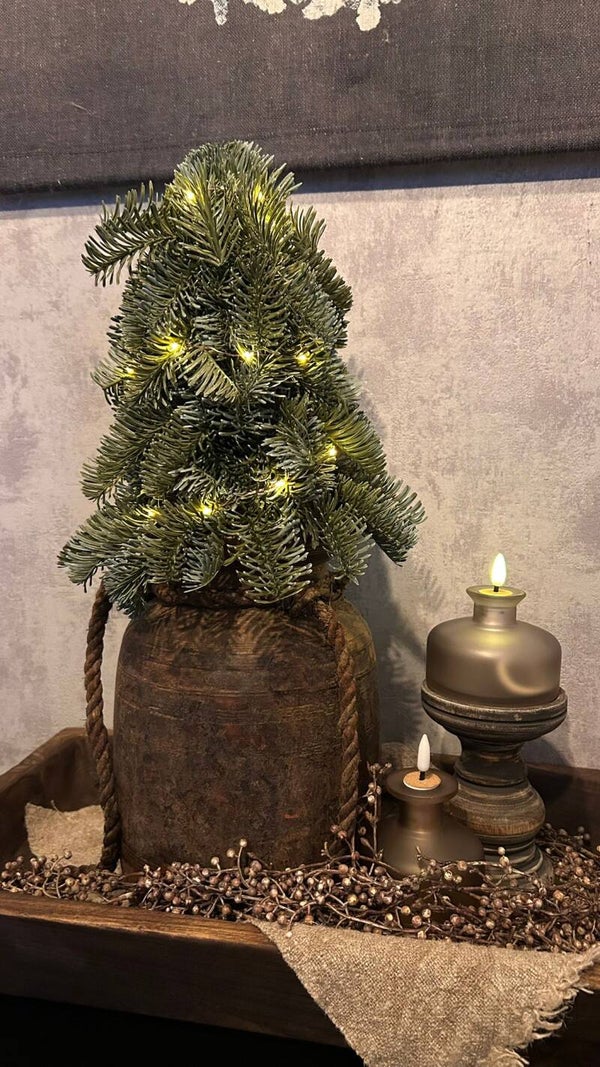 Bottel led candle (lichtbruin)