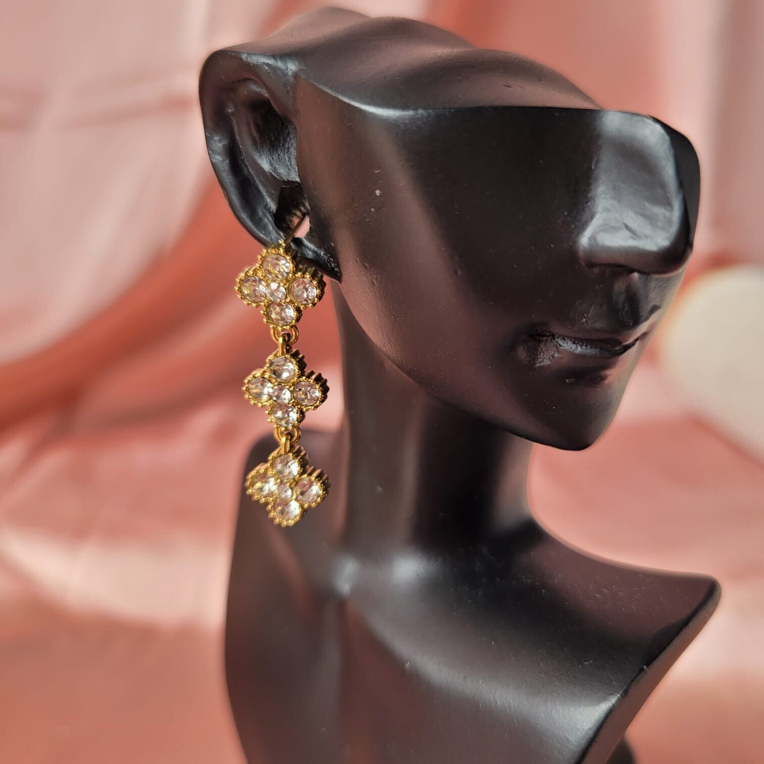 Boucles d'oreilles Princesse Élyne Doré