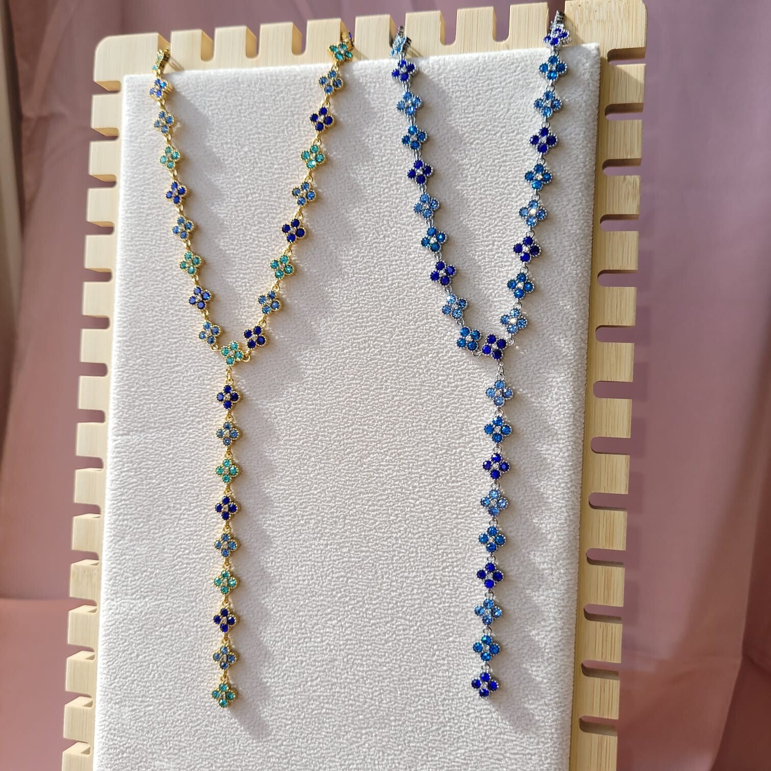Collier Princesse Azurine en Y