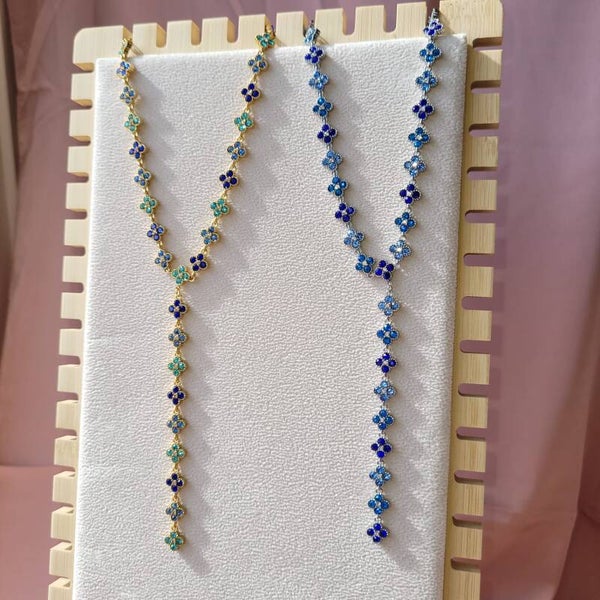 Collier Princesse Azurine en Y